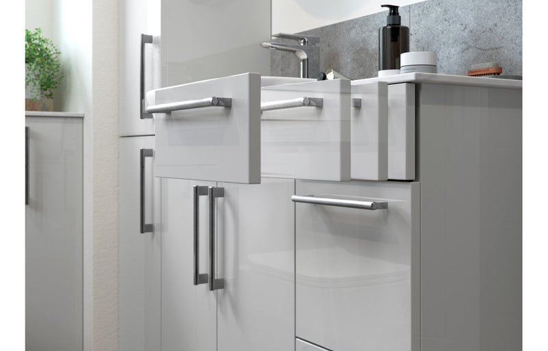 Aria 500mm Basin Unit - White Gloss