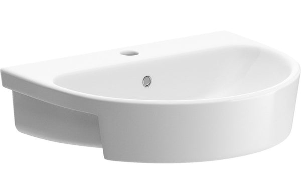 Dania 555x435mm 1TH Semi Recessed Basin