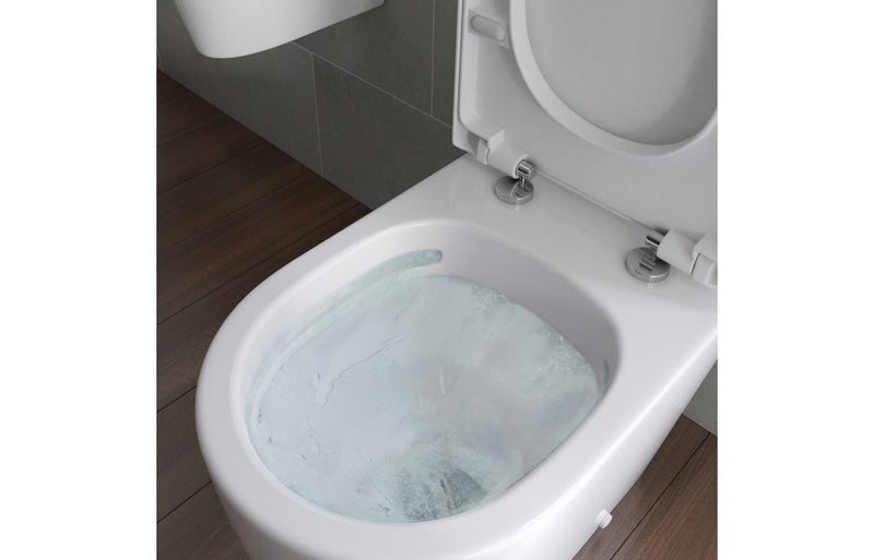 Dania Rimless Wall Hung WC & Soft Close Seat