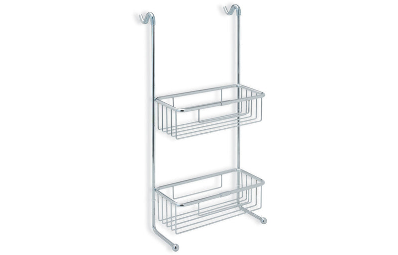 Zephyr 2-Tier Shower Caddy - Chrome