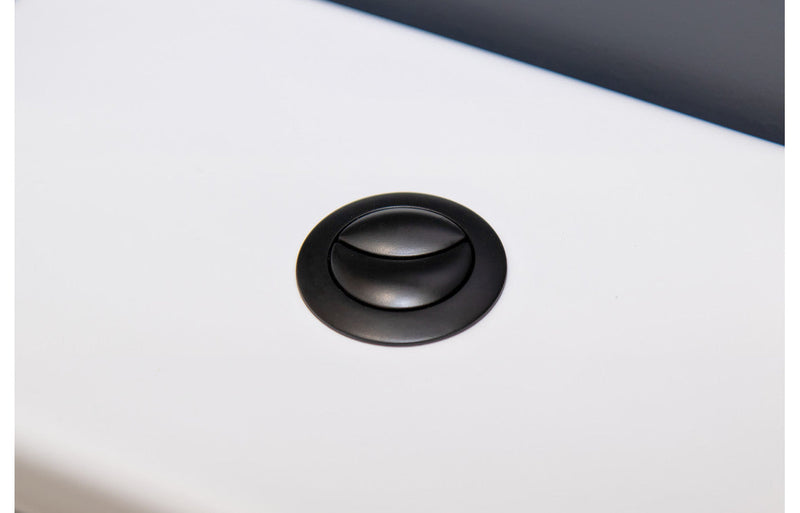 Dual Push Button Cover (Cable) - Matt Black