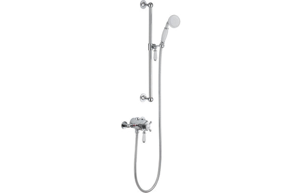 Vega Shower Pack One - Concentric Single Outlet Shower Valve & Riser Kit