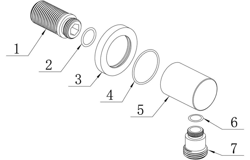 Chrome Wall Outlet Elbow - Round