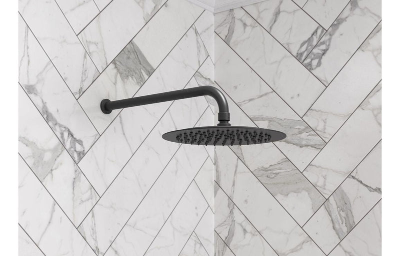 Shower Arm - Matt Black