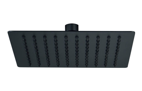 200mm Square Showerhead - Matt Black