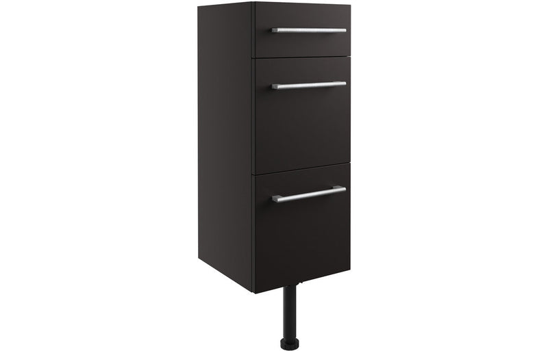 Aria 300mm 3 Drawer Unit - Matt Graphite Grey