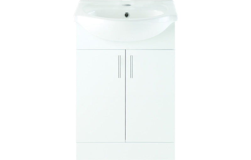 Valenza 560mm Floor Standing Basin Unit & Mirror Pack