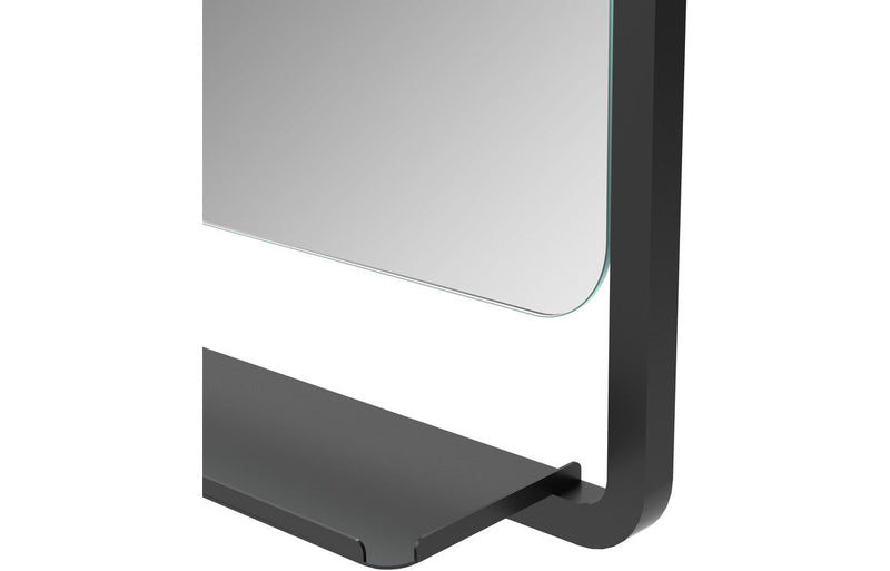 Yuki 500mm Rectangle Mirror w/Shelf