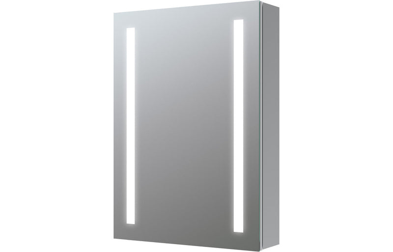 Subasa 500mm 1 Door Front-Lit LED Mirror Cabinet