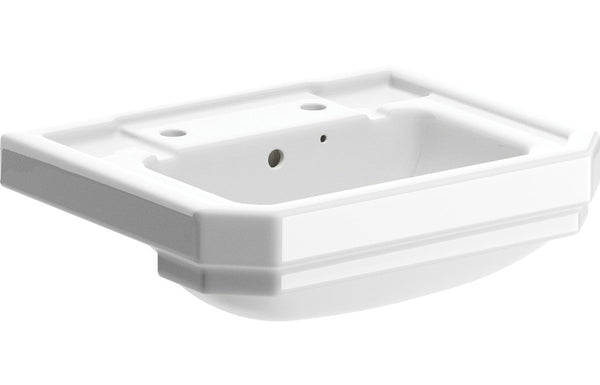 York 495x445mm 2TH Semi Recessed Basin