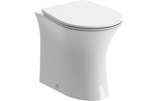Andre Rimless Back To Wall WC & Soft Close Seat