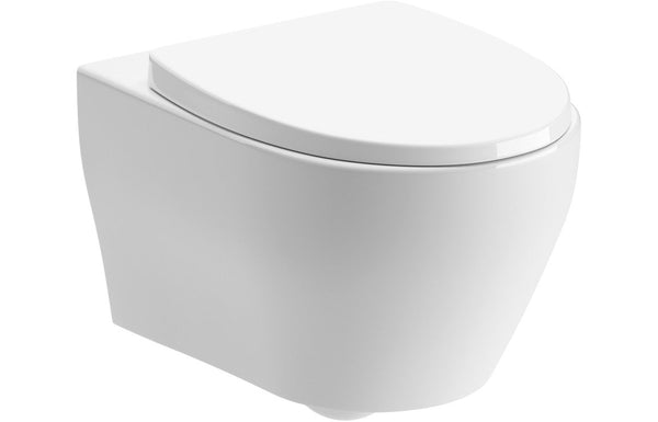 Sofia Slim Soft Close Toilet Seat - White