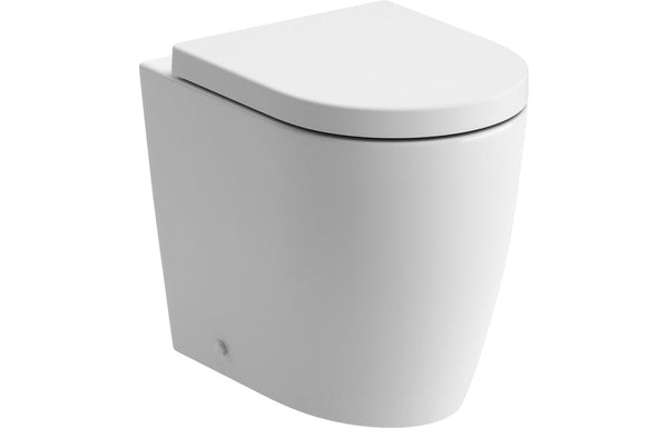 Dania Rimless Back To Wall Comfort Height WC & Soft Close Seat