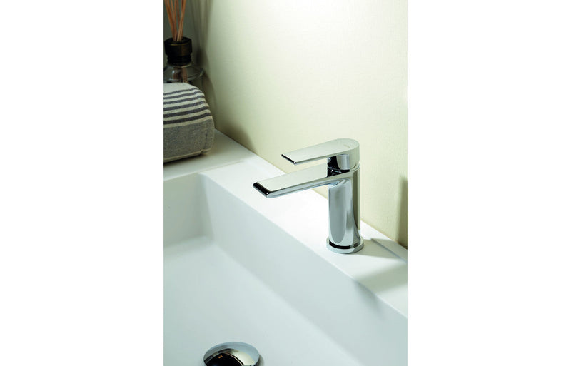 Vema Timea Wall Mounted Basin Mixer - Chrome