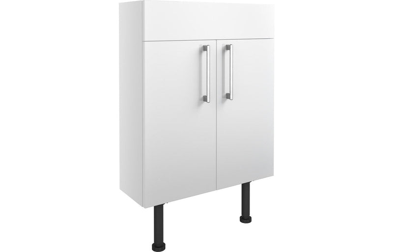 Aria 600mm Slim Basin Unit - White Gloss