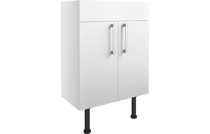 Aria 600mm Basin Unit - White Gloss