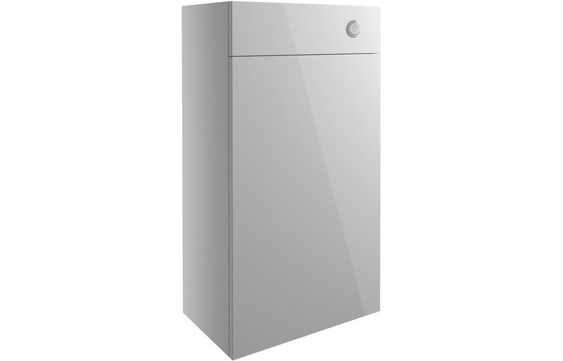 Aria 500mm WC Unit - Light Grey Gloss