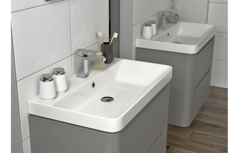 Harmony 600mm 2 Door Floor Standing Basin Unit - Matt Grey