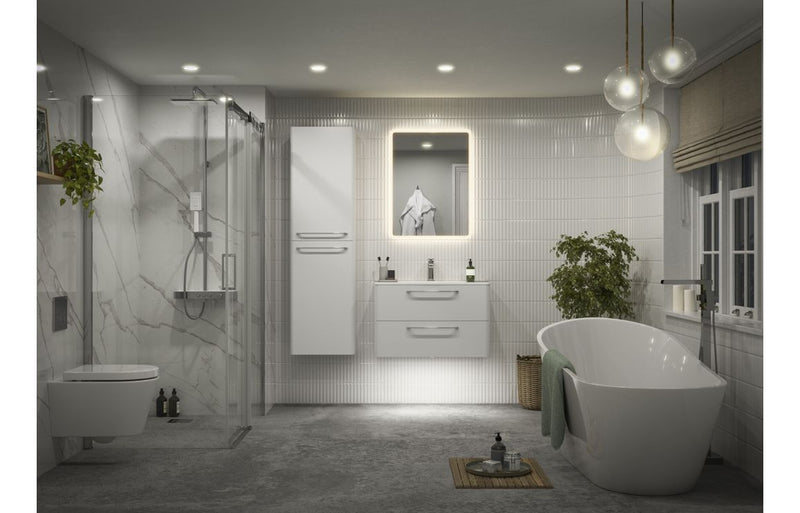 Genesis 506mm WC Unit - White Gloss