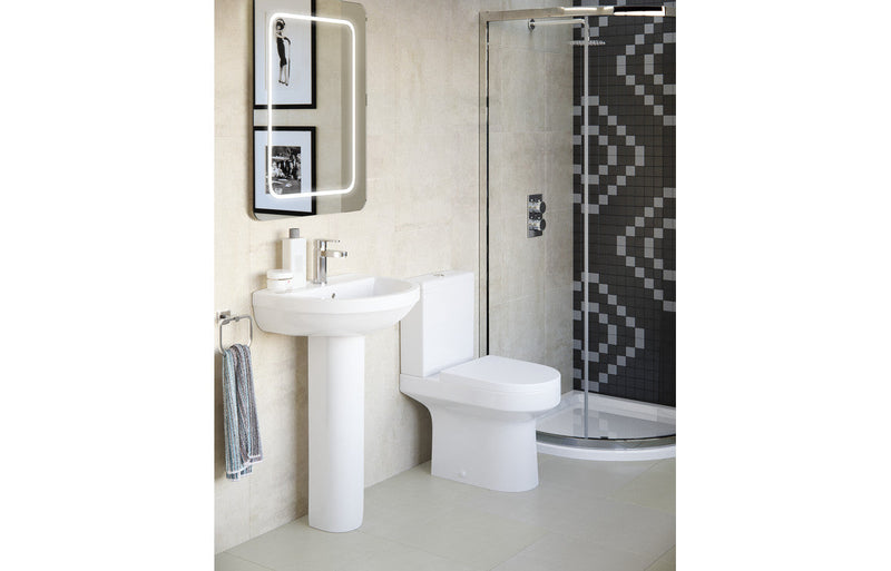 Sanita Close Coupled Fully Shrouded WC & Soft Close Seat