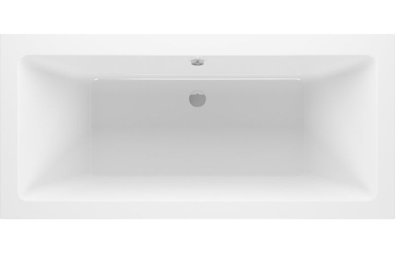 Tuscan Square Double End 1700x800x550mm 0TH Bath w/Legs