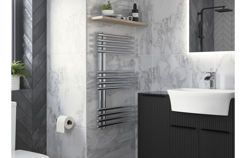 Sellum Round Ladder Radiator (500x800x50mm) - Chrome