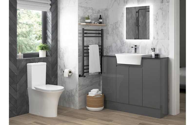 Andre Rimless Close Coupled Fully Shrouded WC & Soft Close Seat