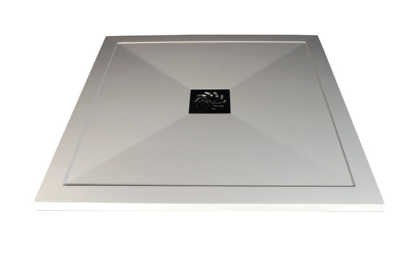 25mm Ultra-Slim 900mm x 900mm Square Tray & Waste