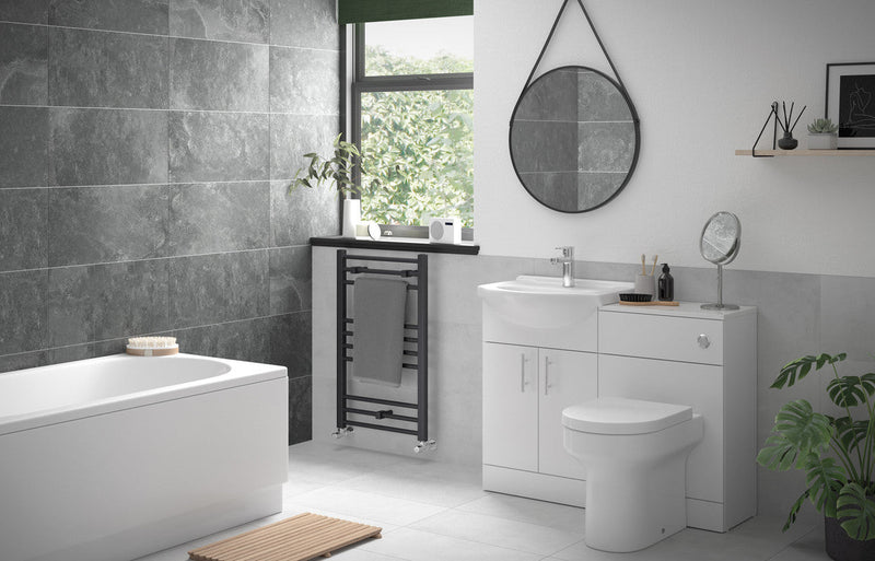 Valenza 500mm WC Unit - White Gloss