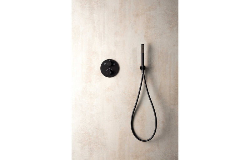 Vema Timea Black 300mm Shower Arm