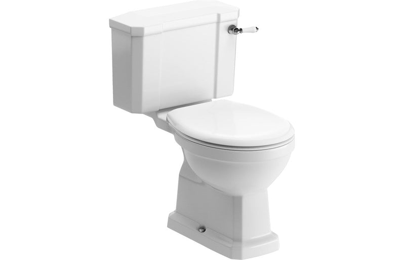 York Close Coupled WC & Soft Close Seat